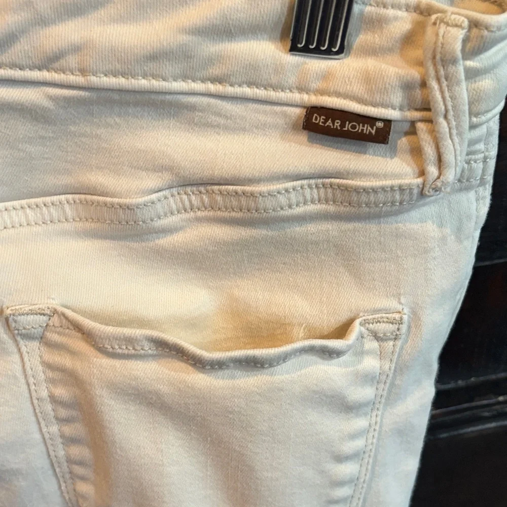 Dear John High Rise Cream Jeans